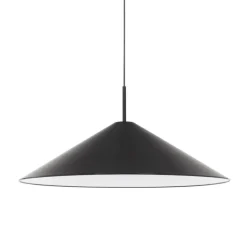 New Works Brolly pendellampa, 70 cm, anodiserad svart