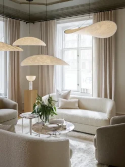 New Works Florence sidobord, 50 cm, vit - vit marmor Viola