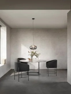 New Works Karl-Johan pendel, 23 cm, rökt glas