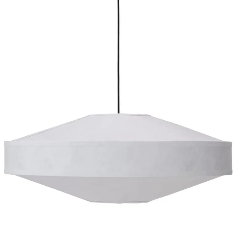 New Works Kite pendellampa, 75 cm, vit