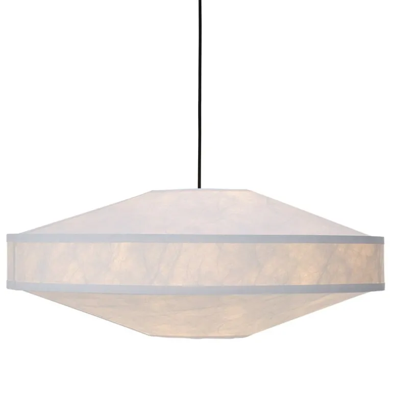 New Works Kite pendellampa, 75 cm, vit