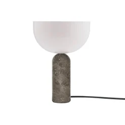New Works Kizu bordslampa, liten, Gris du Marais-marmor