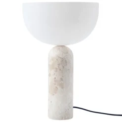 New Works Kizu bordslampa, stor, Kunis Breccia-marmor