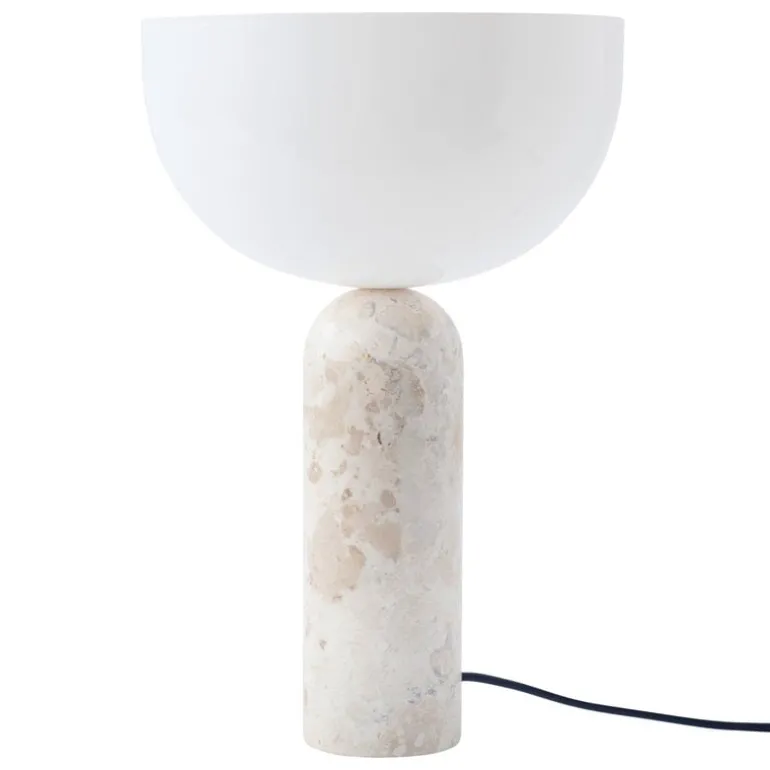 New Works Kizu bordslampa, stor, Kunis Breccia-marmor