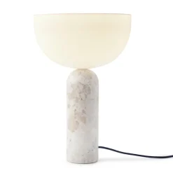New Works Kizu bordslampa, stor, Kunis Breccia-marmor