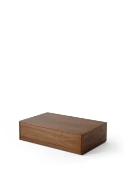 New Works Mass High soffbord med låda, valnöt