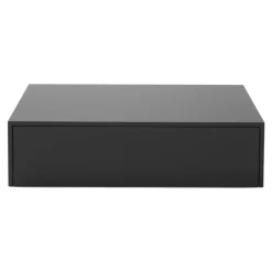 New Works Mass High soffbord med låda, svartbetsad ek