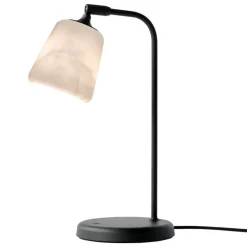 New Works Material bordslampa, The Black Sheep Edition, vit marmor