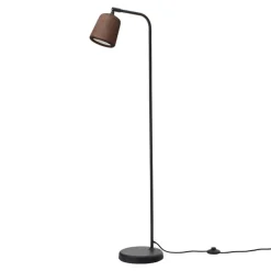 New Works Material golvlampa, rökt ek