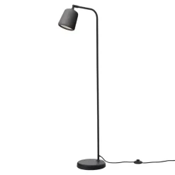 New Works Material golvlampa, mörkgrå betong