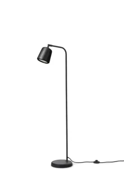 New Works Material golvlampa, svart marmor