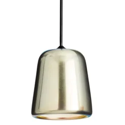 New Works Material pendellampa, gult stål