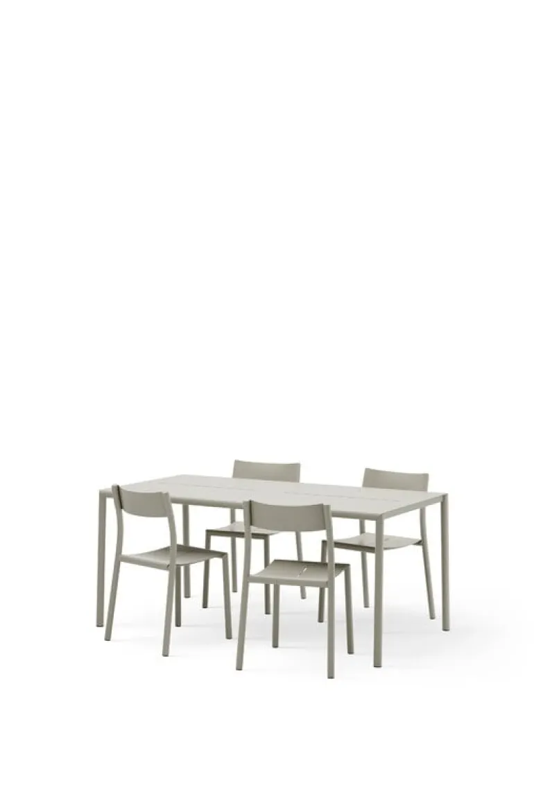 New Works May bord, 170 x 85 cm, ljusgrå