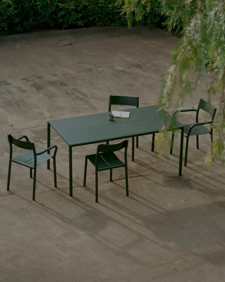 New Works May bord, 170 x 85 cm, mörkgrön