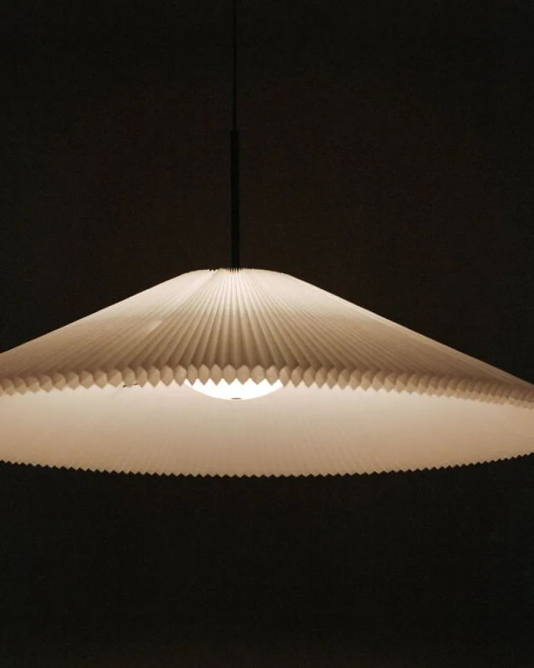 New Works Nebra pendellampa, stor, vit