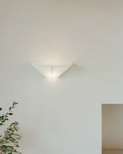 New Works Nebra vägglampa, vit