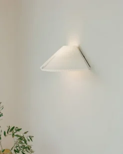 New Works Nebra vägglampa, vit