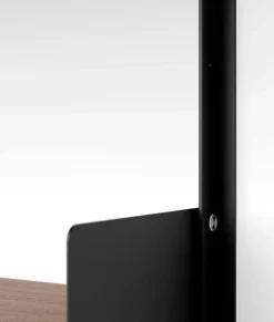 New Works New Works vägghylla, 450, valnöt - svart