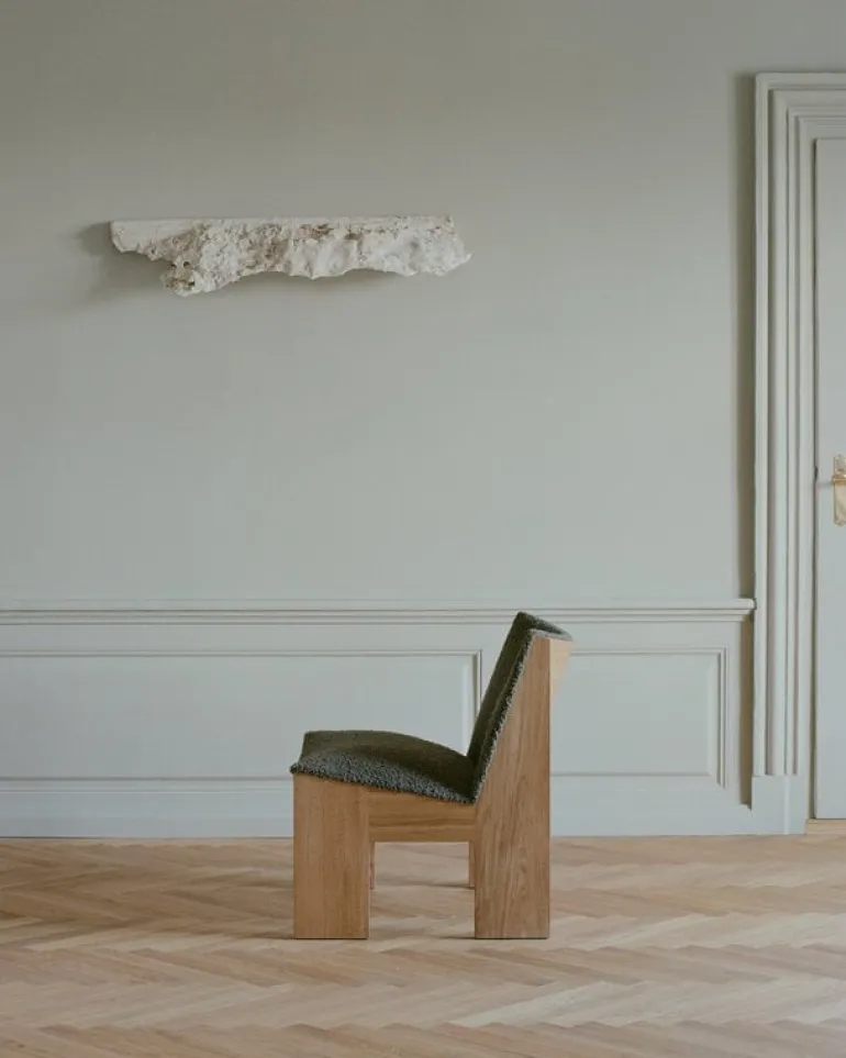 New Works Tenon fåtölj, ek - Drake 004