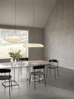 New Works Tense pendellampa, 120 cm, vit