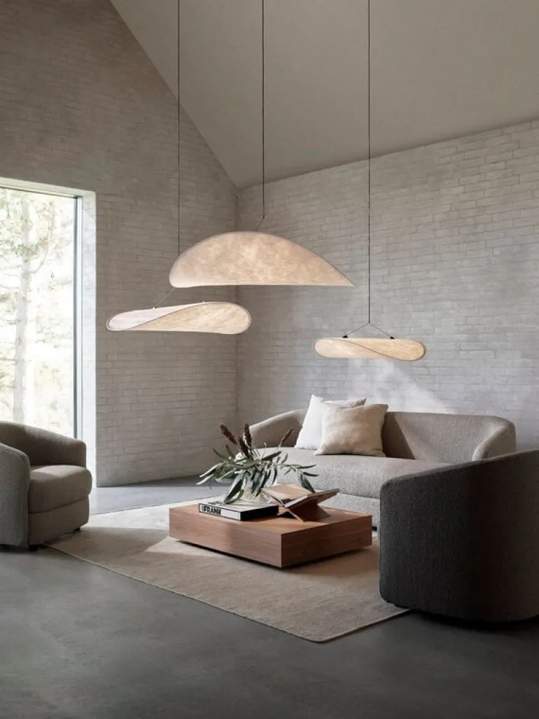 New Works Tense taklampa 70 cm, vit