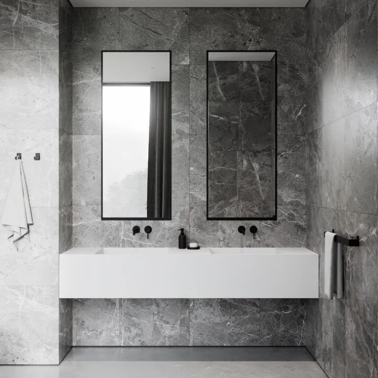 Nichba Bath Hook, 2-pack, svart