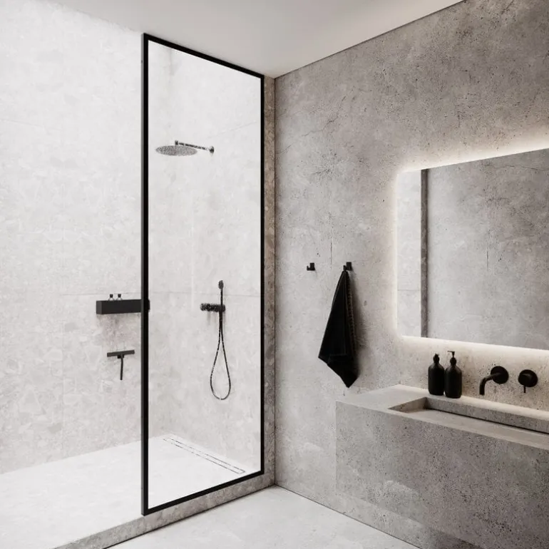 Nichba Bath Hook, 2-pack, svart