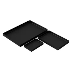 Nichba Bricka, 3 st, svart