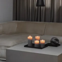 Nichba Bricka, 3 st, svart