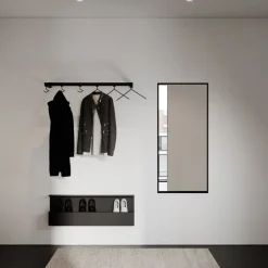 Nichba HangSys klädupphängningssystem, medium, svart