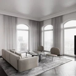 Nichba Kaffebord 115 x 55 cm, svart