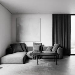 Nichba Kaffebord 115 x 55 cm, svart