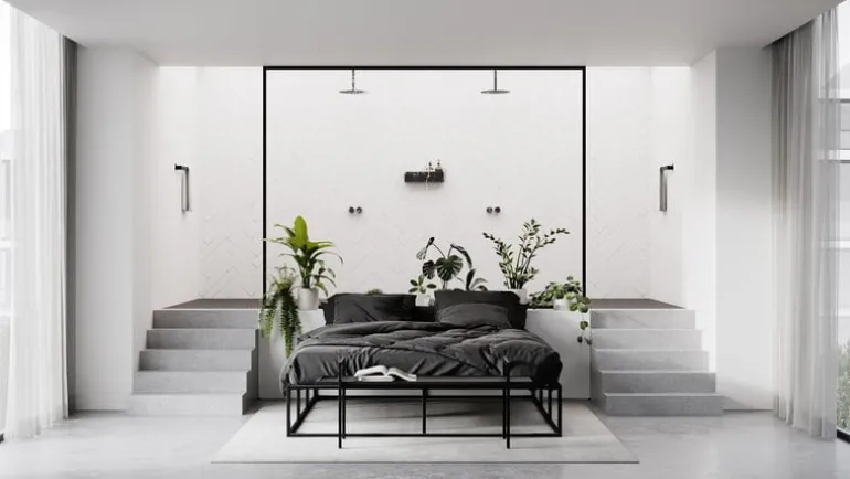 Nichba Shelf 40 badhylla, svart