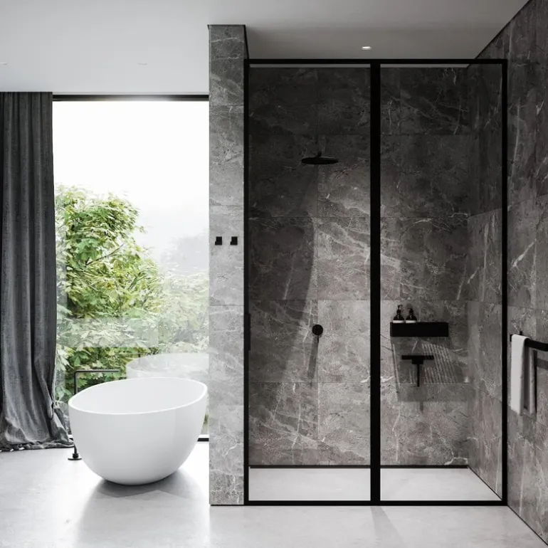 Nichba Shelf 40 badhylla, svart