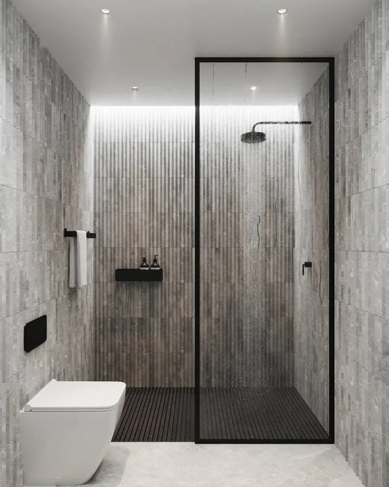 Nichba Shelf 40 badhylla, svart