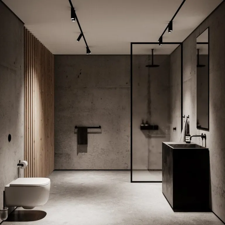 Nichba Shelf 40 badhylla, svart