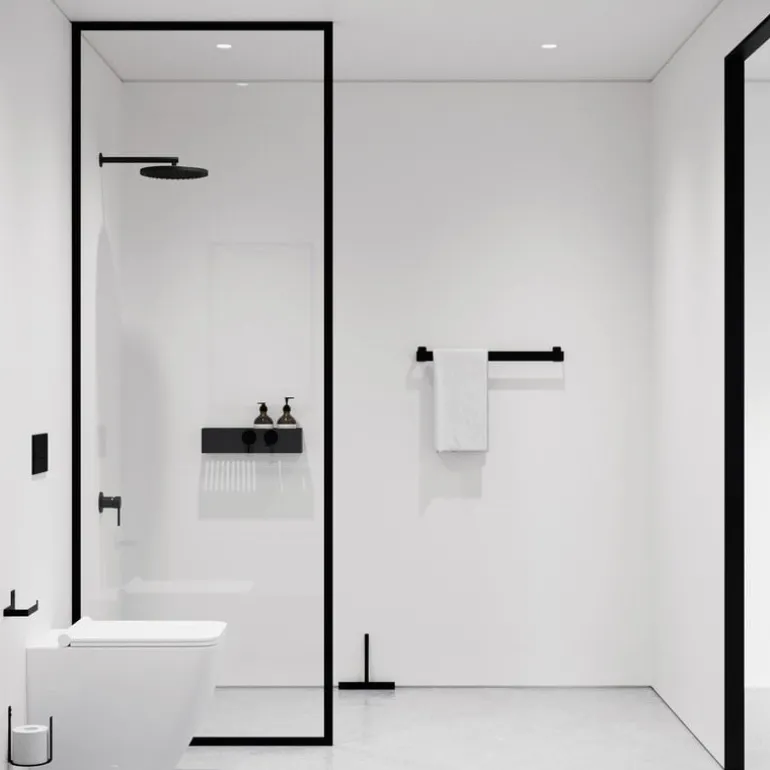 Nichba Shelf 40 badhylla, svart