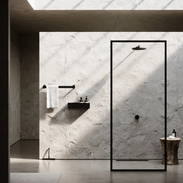 Nichba Shelf 40 badhylla, svart