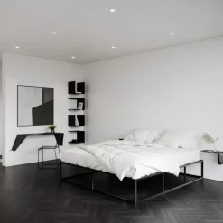 Nichba Shelve02 vägghylla, höger, svart