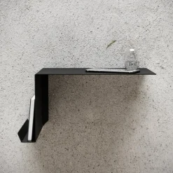 Nichba Shelve02 vägghylla, vänster, svart