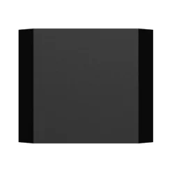 Nichba Toalettpappershållare med lock, svart