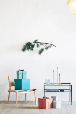 Nikari December stol, ask - naturläder