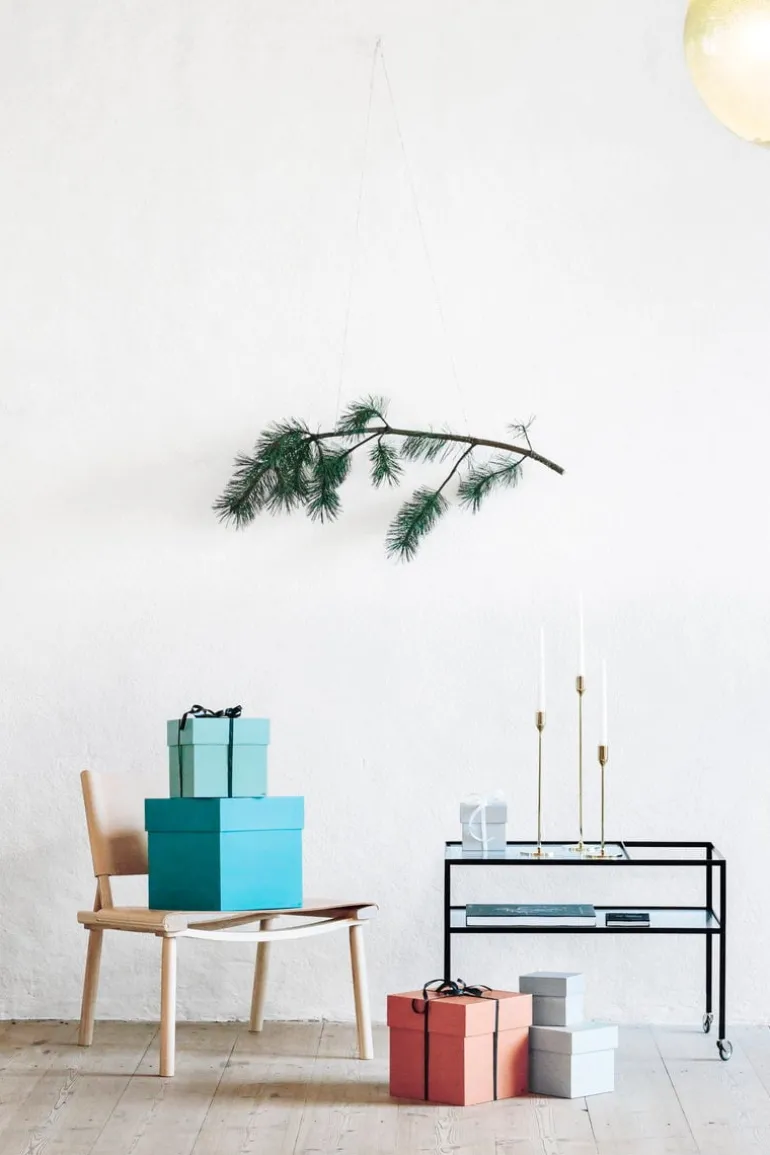 Nikari December stol, ask - naturläder