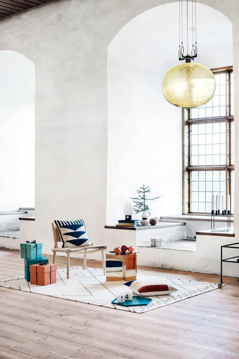 Nikari December stol, ask - naturläder