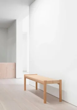 Nikari Detalji bänk, 151 cm, ek - papperssnöre