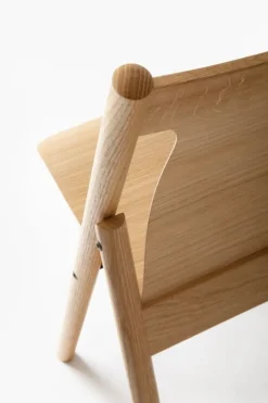 Nikari Faneeri fällstol, lackad ek