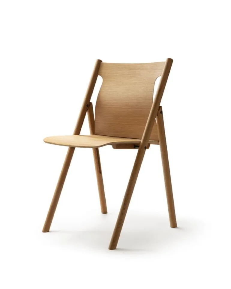 Nikari Faneeri fällstol, lackad ek