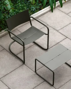 Nine Sine fåtölj, mörkgrön