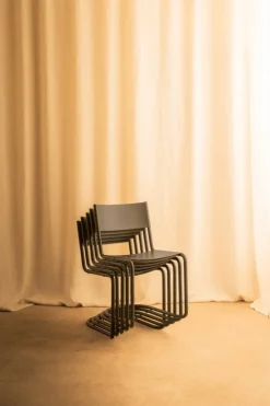 Nine Sine matstol, mörkgrön