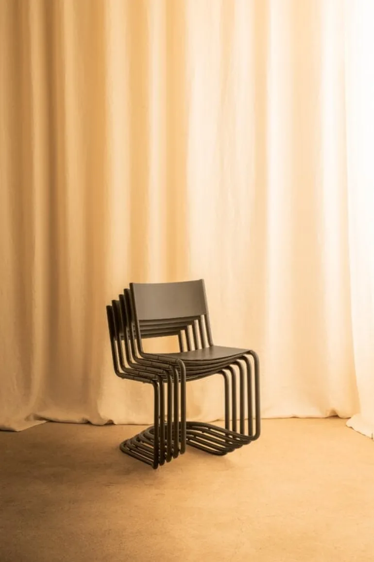 Nine Sine matstol, mörkgrön